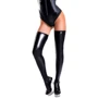 Чулки с молнией Glossy Wetlook Connie Вlack, S
