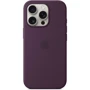 Чехол для iPhone Apple iPhone 16 Pro Silicone Case with MagSafe - Plum (MYYM3ZM/A): Цвет бордовый