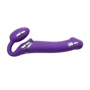 Безремневой страпон с вибрацией Strap-On-Me Vibrating Violet L