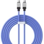 Кабель Baseus Cable USB-C to USB-C CoolPlay Series Fast Charging 100W 2m Blue (CAKW000303) фото 5