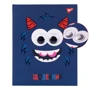 Щоденник шкільний YES жорсткий Monster софт-тач, УФ лак, об'ємні очі