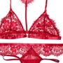 Эротический комплект NDS 1601-2 Burgundy M/L (23702)