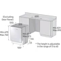 Встраиваемая посудомоечная машина Samsung DW60M6050SS: Цвет нержавеющая сталь