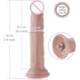 Реалистичный фаллоимитатор для секс-машин Hismith 7.5″ Flexible Silicone Dildo