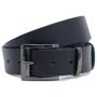 Чоловічий ремінь Borsa Leather синій (125vfx88-navy)