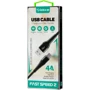 Кабель Gelius USB Cable to USB-C Pro Fast Speed 2 1m Black (GP-UC05c): Длина 1 м