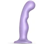 Насадка для страпона Strap-On-Me Dildo Plug P&G Lilas Metallic L
