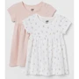Платье H&M 2112-8341891 74 см разноцветное (2 шт.)