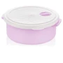 Емкость для хранения BAGER L White/Lilac круглая 1.5 л (BG-419 L)