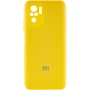 Чехол для телефонов Mobile Case Silicone Cover Shield Camera Yellow for Xiaomi Redmi Note 10 / Note 10s