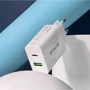 Зарядний пристрій Proove Wall Charger USB-C+USB Rapid 20W White: Кількість USB-портів 2