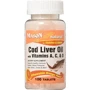 Mason Natural Cod Liver Oil With Vitamin A C & D Рыбий жир из печени трески с витаминами 100 жевательных таблеток