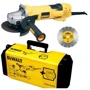 Шлифмашина угловая (болгарка) DeWalt D28136KD: Потребляемая мощность 1500 Вт