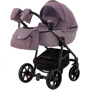 Коляска 2 в 1 Adamex Hybryd Plus BR224 сиреневый - сиреневая кожа (выдавленная точка) (623681): Тип коляски универсальная коляска (2-в-1)