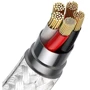 Кабель Baseus USB Cable to Lightning/microUSB/USB-C Zinc magnetic Safe Fast Charging Data 1m White (CA1T3-B02) фото 5