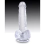 Фаллоимитатор Pipedream King Cock Clear 6" Cock with Balls (PD575220)