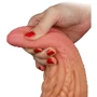 Фаллоимитатор Dual-Layered Silicone Tongue 10" Brown