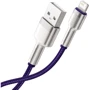 Кабель Baseus USB Cable to Lightning Cafule Metal 2.4A 2m Purple (CALJK-B05): Длина 2 м