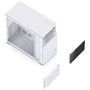 Корпус Jonsbo D41 MESH SC White: Материал передней панели пластик