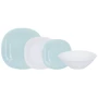 Столовый сервиз Luminarc Carine Light Turquoise & White 19 пр. (P7627): Количество персон 6