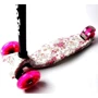Дитячий самокат MAXI. Flowers Roses (світяться колеса) 1129132051: Кількість коліс 4