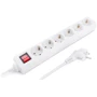 Сетевой фильтр REAL-EL RS-6 Protect M 5m, white (EL122300035): Предназначен для Аудио и видеоаппаратуры, Компьютерной и офисной техники, Бытовой техники