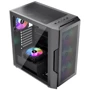 Корпус 1stPlayer T7-P-4F2(AP) Black: Форм-фактор материнской платы ATX/MicroATX/Mini-ITX