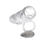 Вибронасадка для увеличения члена Fx Vibrating Super Sleeve, +2,5 см