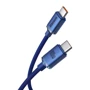 Кабель Baseus Cable USB-C to USB-C Crystal Shine 100W 1.2m Blue (CAJY000603): Тип USB-C - USB-C