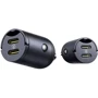 Зарядное устройство Baseus Car Charger 2xUSB-C Tiny Star Mini 30W Black (C00035001121-03): Сила тока 2.4А и более
