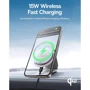 Держатель Baseus Car Holder Magnetic C02 Mega Wireless Charging 15W White (C40169003211-00) for Apple iPhone 16 I 15 I 14 I 13 I 12 series фото 14