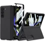 Аксесуар для смартфона GKK Leather Wallet with Stand Carbon для Samsung F946 Galaxy Fold 5