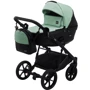 Коляска 2 в 1 Bair Kiwi кожа 100% BK-8/15 мятный - черный фото 10
