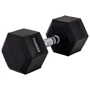 Гантель Thunder 20 кг (HEXAGONAL-DUMBBELLS-20KG): Покриття резина