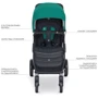 Коляска El Camino Dynamic PRO ME 1053N (sea green) фото 18