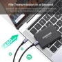 Кабель Ugreen Aluminum USB-C to USB-C 100W 5A 1m Black (70427): Длина 1 м