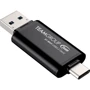 USB-флешка Team 256GB X1 Max USB+USB-C 3.2 Black (TX1MAX3256GB01): Максимальная скорость записи, МБ/с 900