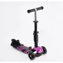 Детский самокат 5 в 1 Best Scooter LS-44188 Фиолетовый: Максимальная допустимая нагрузка, кг 20
