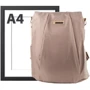 Жіночий рюкзак Valiria Fashion бежевий (5DETAA39201-beige): Фактура Тканая