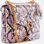 Женская сумка через плечо GUESS SHENNY CONVERTIBLE XBODY FLAP розовая (HWKB8693210-PIN): Фактура Матовая, Под змею