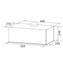 Вытяжка GRANADO Palamos 4613-1200 White glass (GCH4613120055) фото 6
