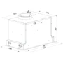 Витяжка Kernau KBH 2060 B GLASS: Тип фільтра повітря Рециркуляція, Відведення
