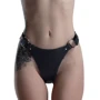 Трусики из натуральной кожи Feral Feelings - String Bikini Black