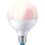 Розумна лампочка WiZ, E27, 11W, 75W, 1055Lm, G95, 2200-6500, RGB, Wi-Fi: Тип цоколя E27