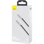 Кабель Baseus Cable USB-C to USB-C Cafule Metal 100W 2m Black (CATJK-D01) фото 7