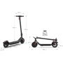 Электросамокат Sharp EM-KS1AEU-B 350 Вт 36 V (6,6 Ah) 8,5" Black: Допустимая нагрузка, кг 120