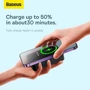 Внешний аккумулятор Baseus Power Bank 20000mAh Magnetic Wireless 20W Black (PPCX150001) фото 8