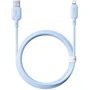 Кабель Baseus USB Cable to Lightning Silky Series 2.4A 1m Blue (P10377702313-00): Длина 1 м