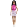 Кукла Barbie Fashionistas в розовом топе со звездным принтом (HRH13): Возраст от 3 лет