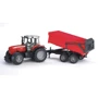 Трактор Bruder Massey Ferguson 7480, c прицепом (02045)